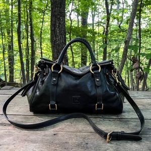 Dooney & Bourke Medium Black Florentine Satchel